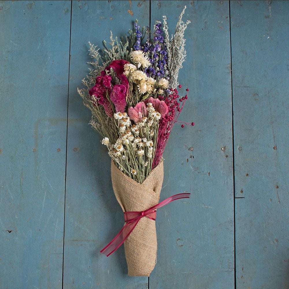 Roxbury Cottage Dried Floral Bouquet White Flower Farm