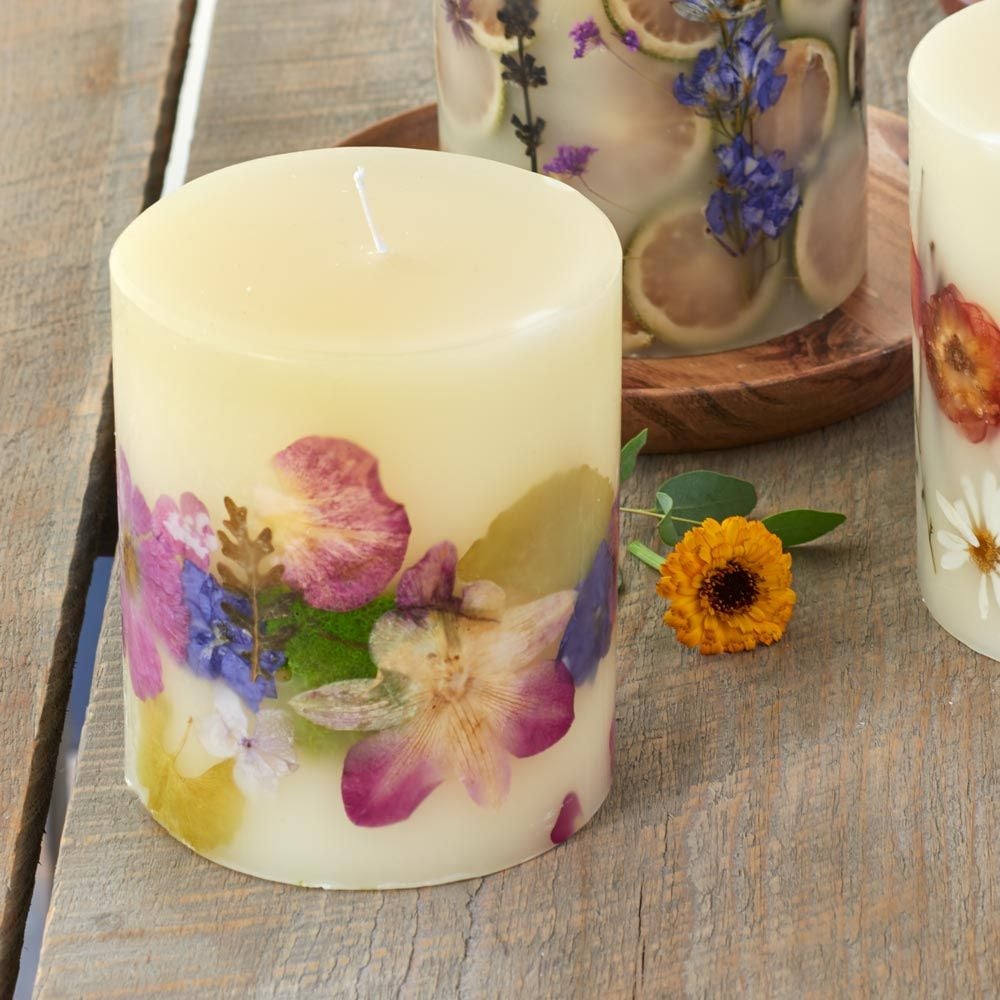 Decorative Violet-Scented Candle | White Flower Farm