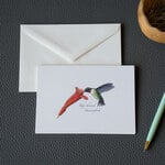  Hummingbird with Blossom Note Cards, Set of 8