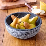  Etched Chrysanthemum Ceramic Bowl - Small